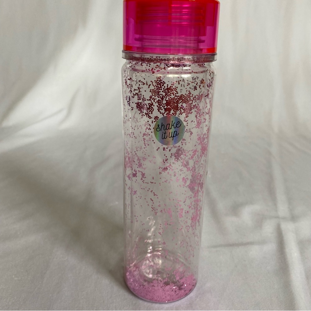 NEW with tag pink sparkle water bottle